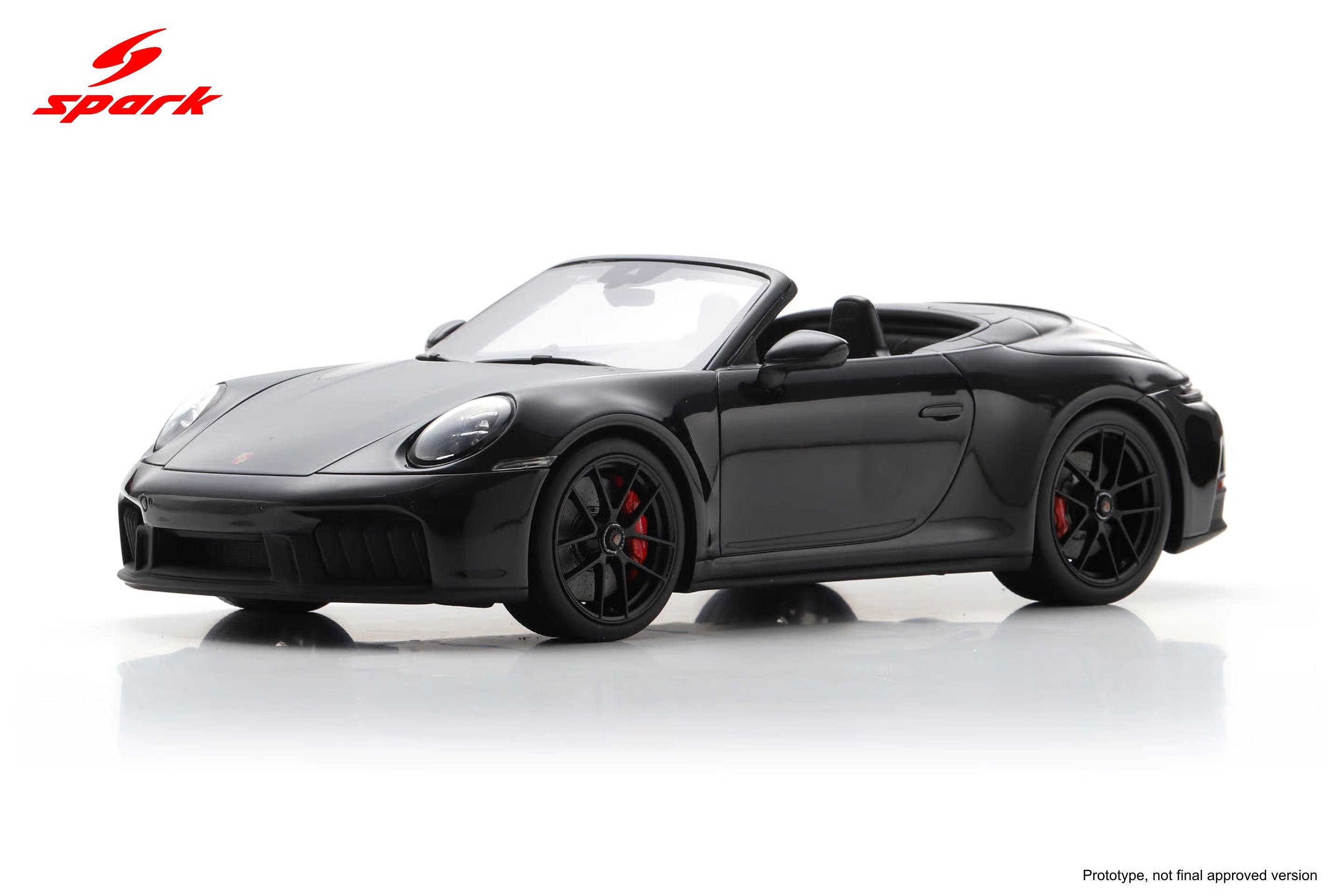 Pre-Order Porsche 911 Carrera 4 GTS Cabriolet (992.2)  - Jet Black Metallic