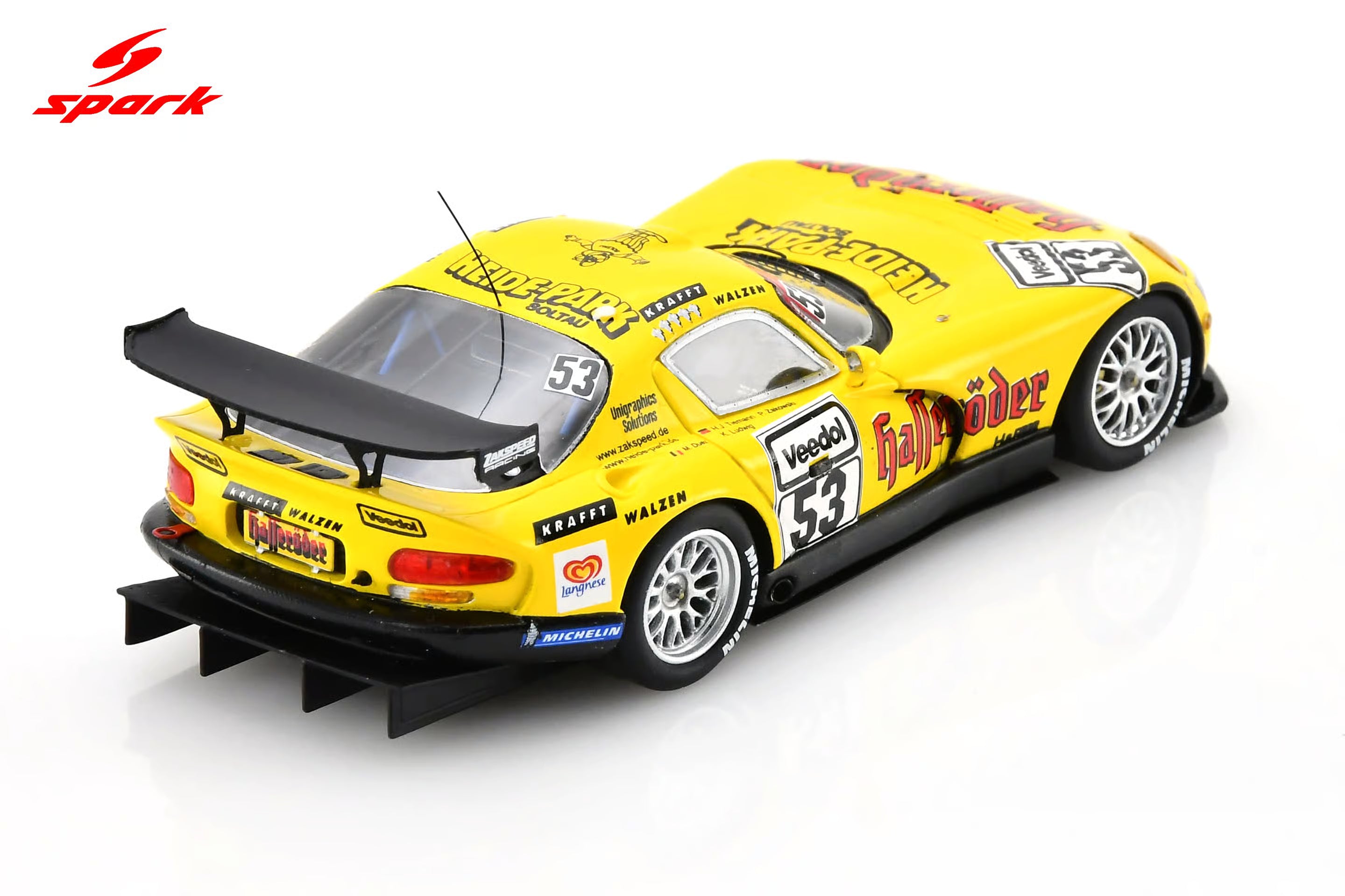 Pre-Order Chrysler Viper GTS-R No.53 Zakspeed Racing Winner Nürburgring 24H 1999 P. Zakowski - H-J. Tiemann - K. Ludwig - M. Duez
