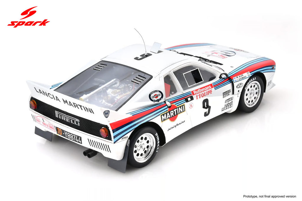 Pre-Order Lancia 037 Rally No.9 Winner Tour de Corse 1983 M. Alén - I. Kivimäki