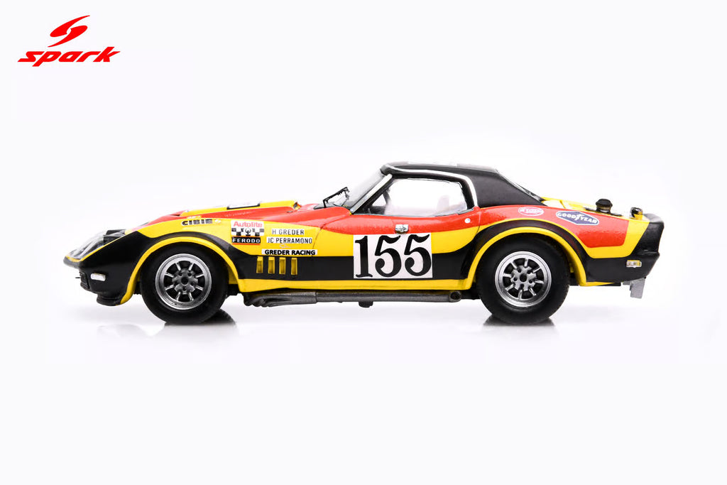 Chevrolet Corvette C3 No.155 Tour de France 1970 H. Greder - J-C. Perramond Limited 500 1:43