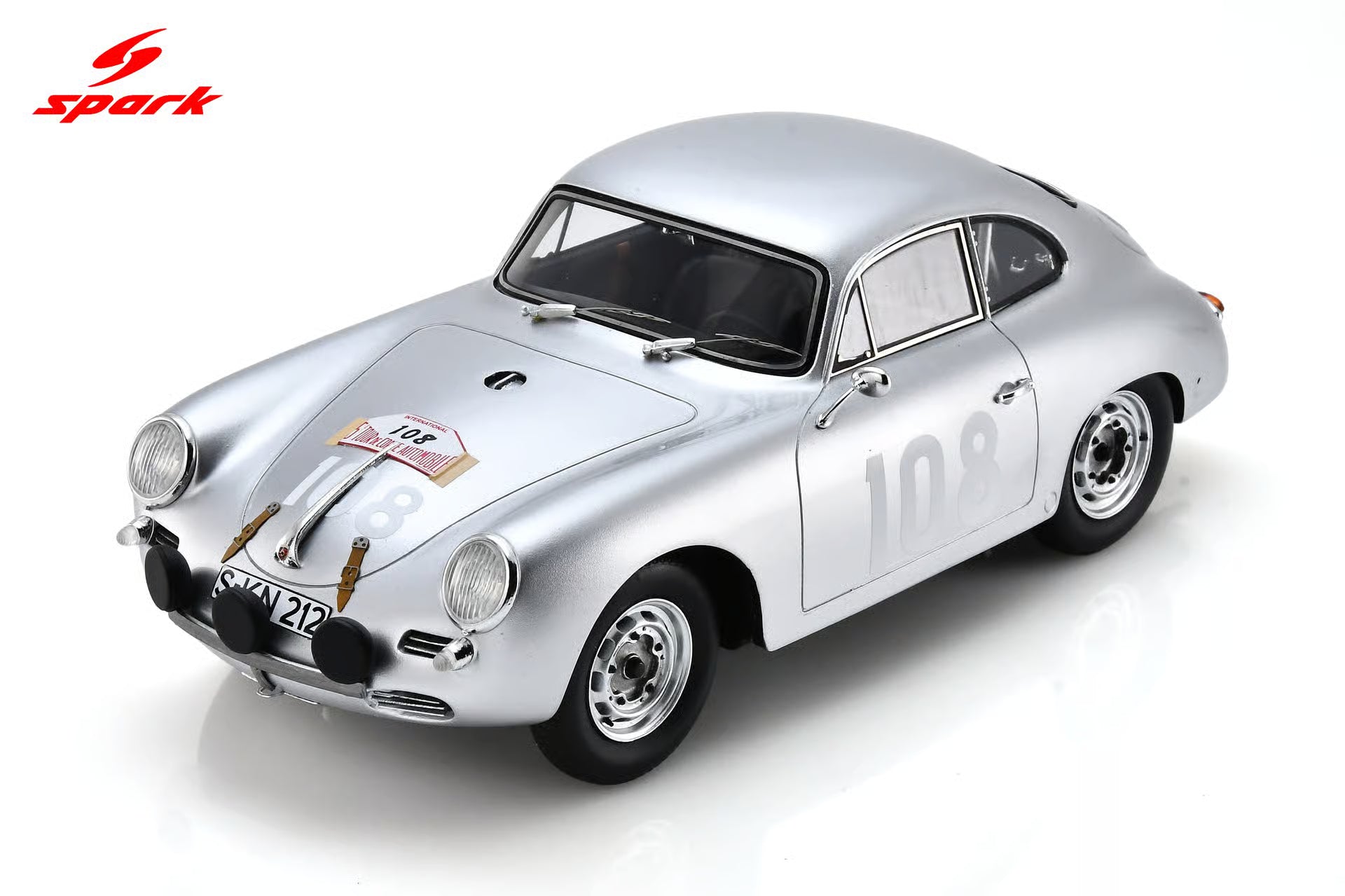 Pre-Order Porsche 356 BT5 1600GS Carrera GT No.108 Winner Tour De Corse 1960 Paul-Ernst Strähle -  Herbert Linge