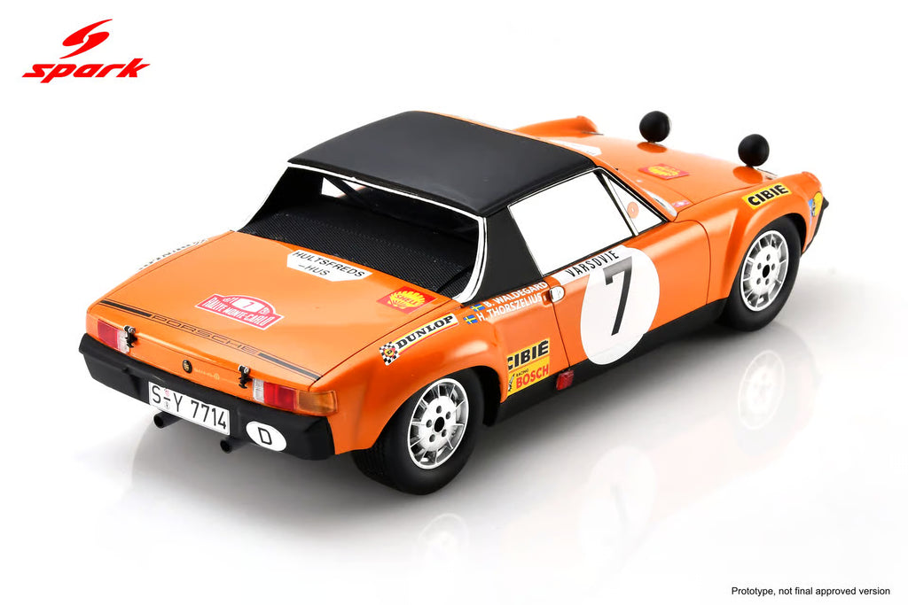 Pre-Order Porsche 914/6 No.7 3rd Monte Carlo Rally 1971 Björn Waldegård - Hans Thorszelius