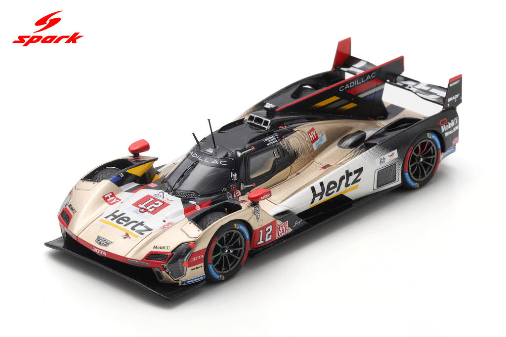 Cadillac V-Series.R No.12 CADILLAC HERTZ TEAM JOTA 4th Le Mans 24H 2026 A. Lynn – W. Stevens – N. Nato 1:43 Scale