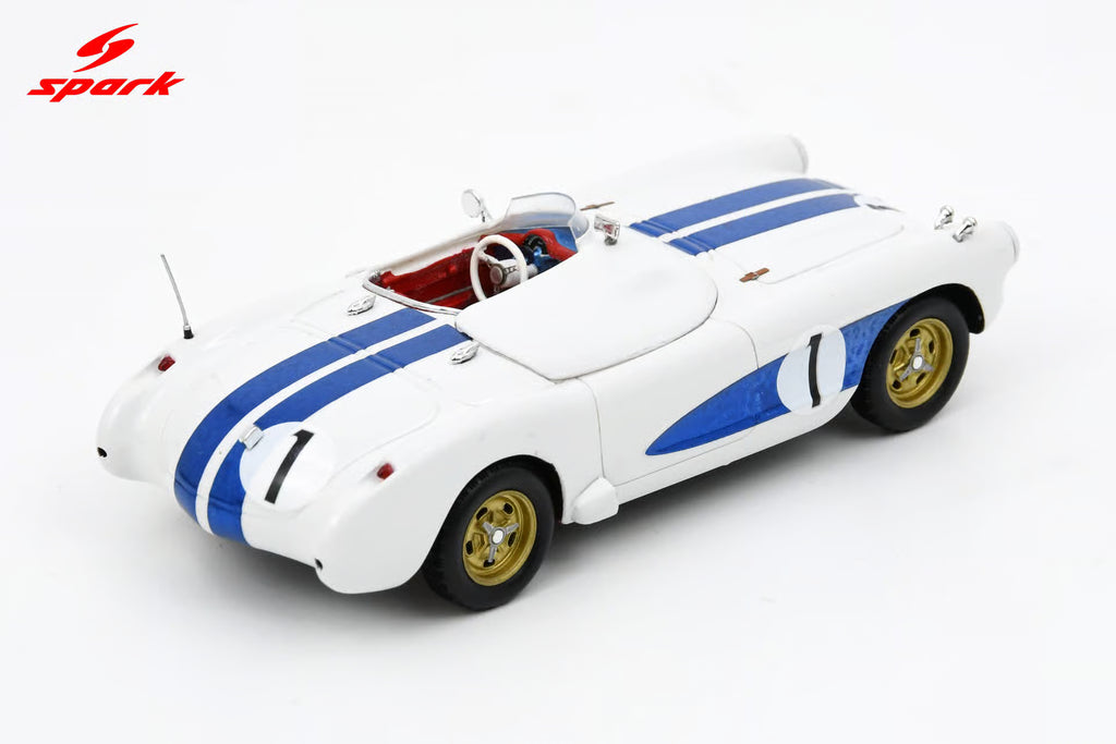 Corvette C1 n1 9th Sebring 1956  J. Fitch - W. Hansgen 1:43