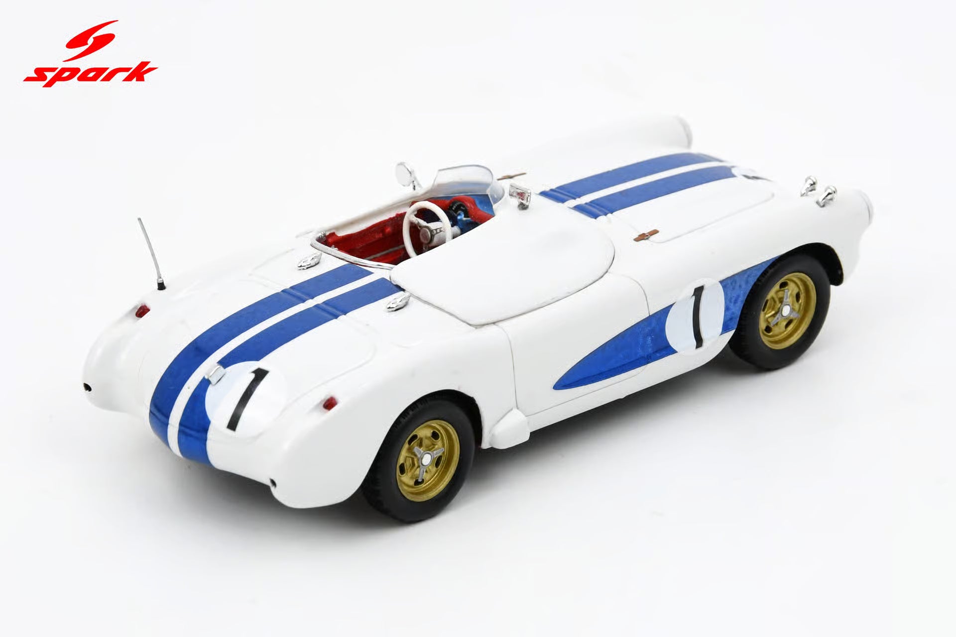 Corvette C1 n1 9th Sebring 1956  J. Fitch - W. Hansgen 1:43