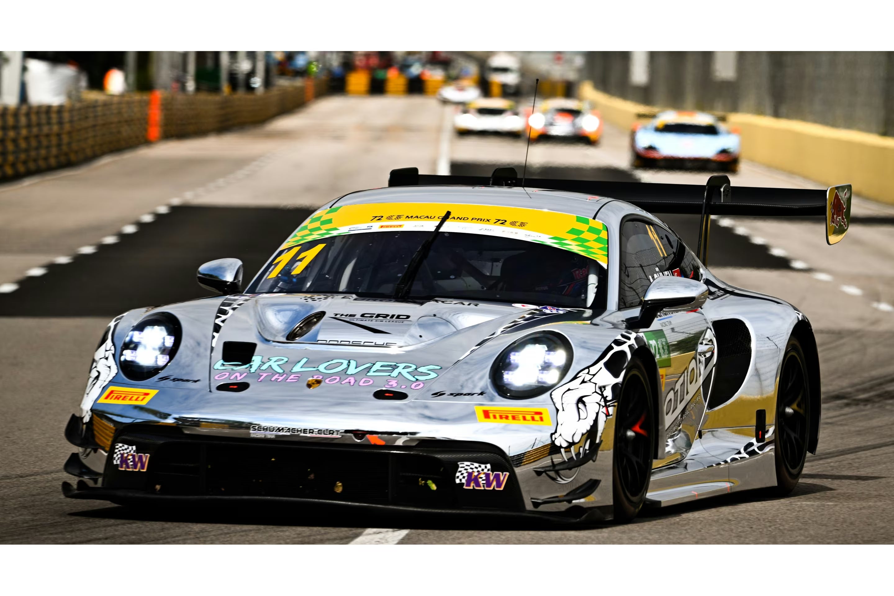Pre-Order - Porsche 911 GT3 R (992) No.11 SCHUMACHER CLRT  Macau GT Cup - FIA GT World Cup 2025 Ayhancan GÜ VEN