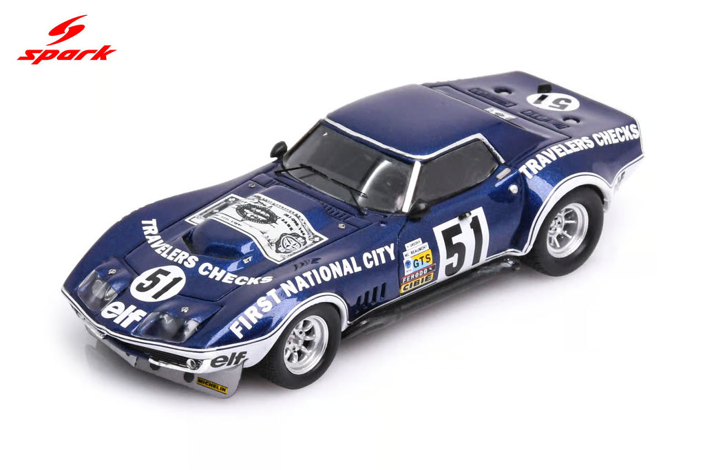 Chevrolet Corvette C3 No.51 18th 24H Le Mans 1974 H. Greder - M-C. Beaumont 1:43