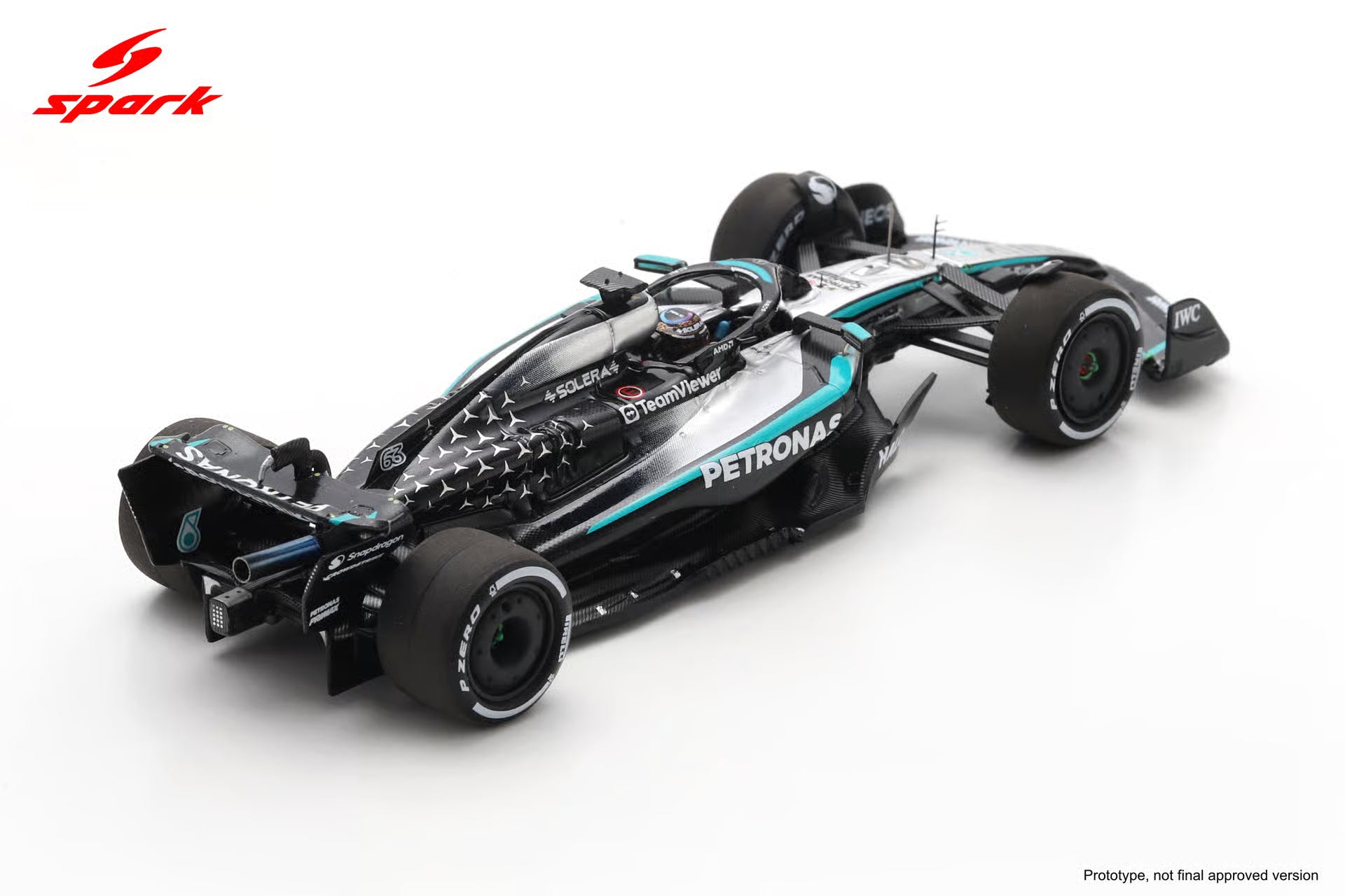 Pre-Order - Mercedes AMG Petronas F1 Team W16e No.63 2nd Las Vegas GP 2025 George Russell 150th GP 1:43