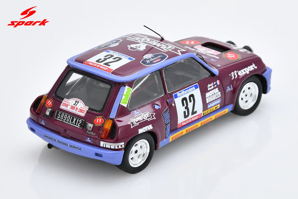 Pre-Order - Renault 5 Turbo No.32 Tour de Corse 1984 Limited 300 1:43
