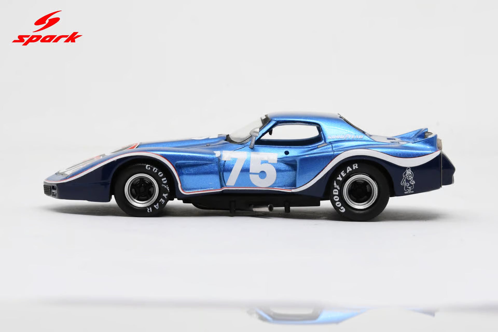 Corvette Greenwood No.75 Road America 1975 John Greenwood Limited 500 1:43