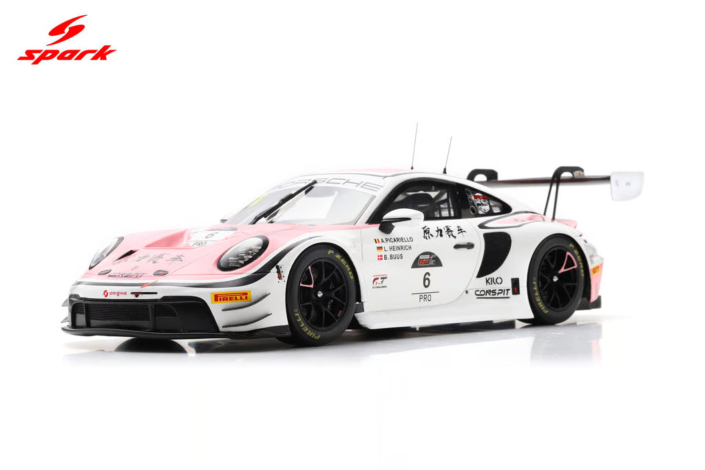 Pre-Order Porsche 911 GT3 R No.6 Origine Motorsport 5th Suzuka 1000km 2025 L. Heinrich - A. Picariello - B. Buus Limited 300 1:18