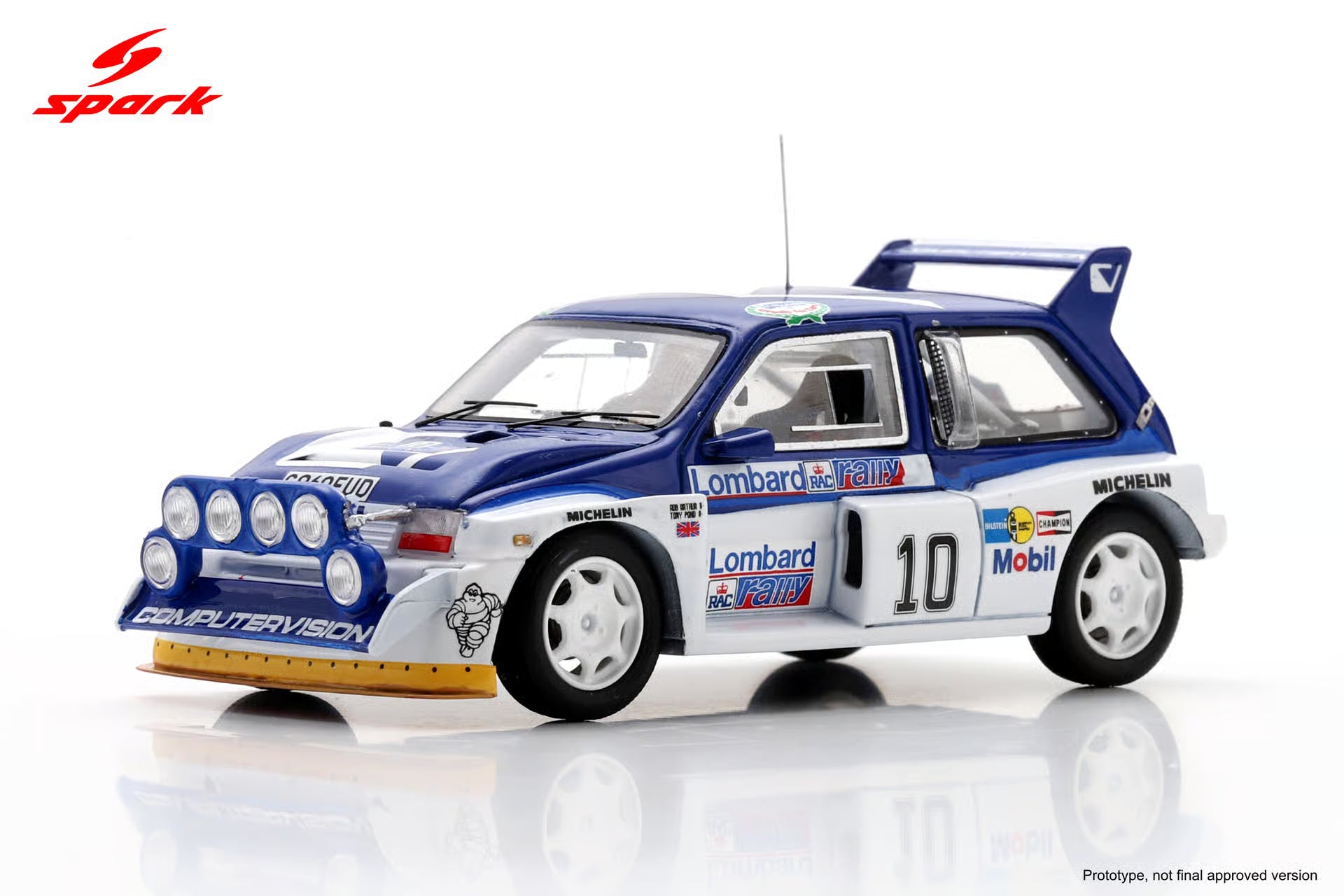 Pre-Order MG Metro 6R4 No.10 3rd RAC Rally 1985 T. Pond – R. Arthur 1:43