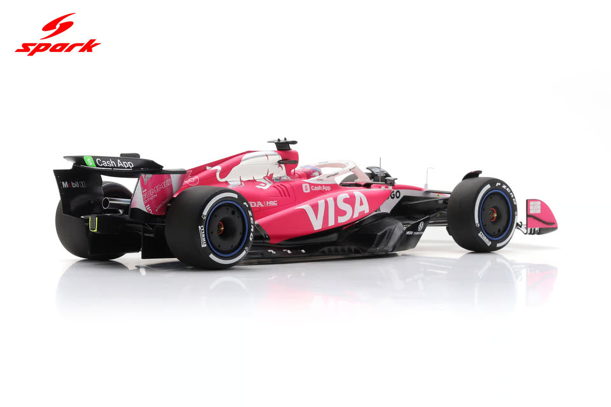 Pre-Order - Racing Bulls VCARB 02 No.6 Visa Cash App Racing Bulls Formula One Team Miami GP 2025 Isack Hadjar 1:18