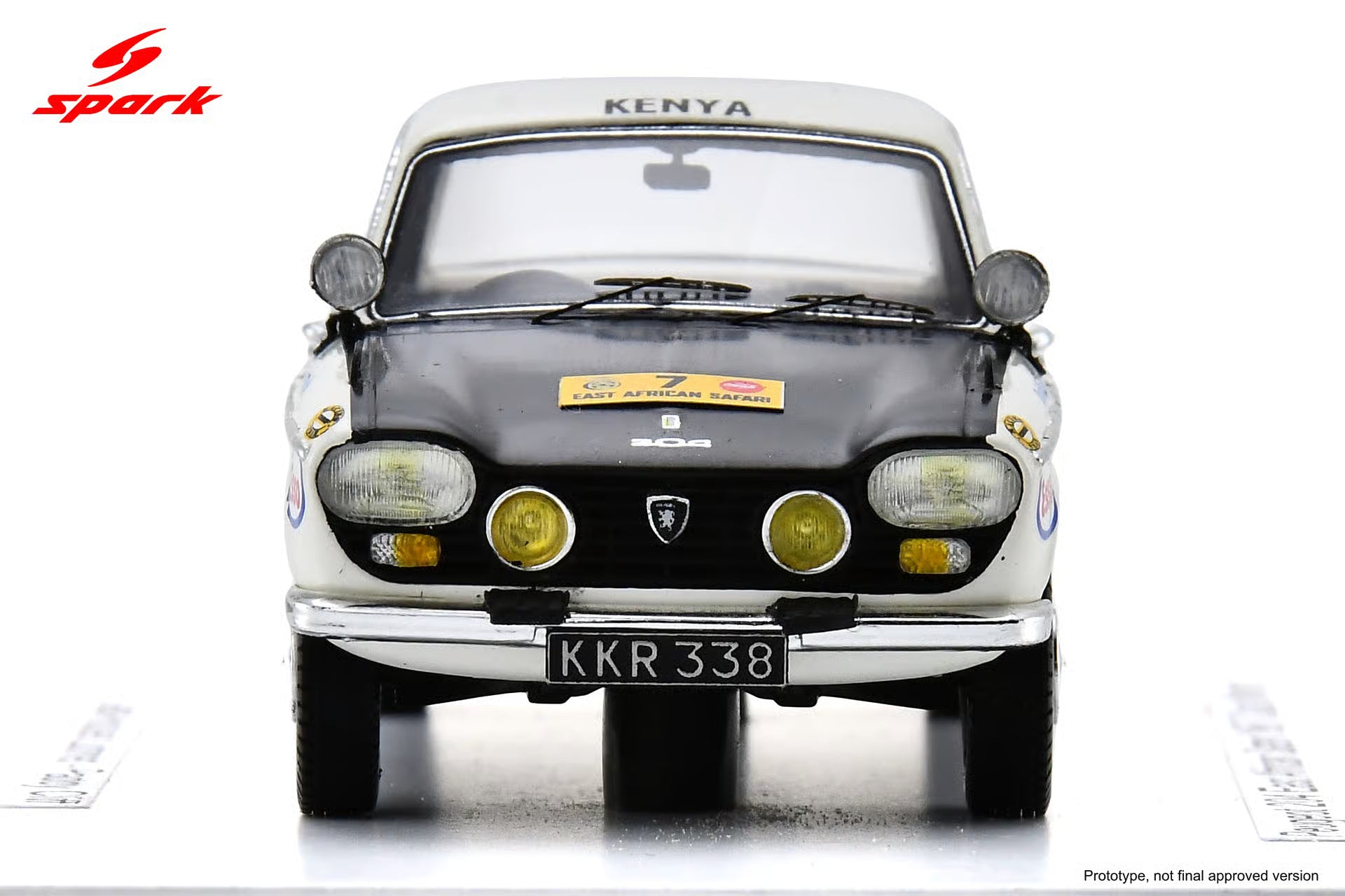 Pre-Order Peugeot 204 No.7 East African Safari Rally (class winner) 1967 H. Lionnet - P. Cliff