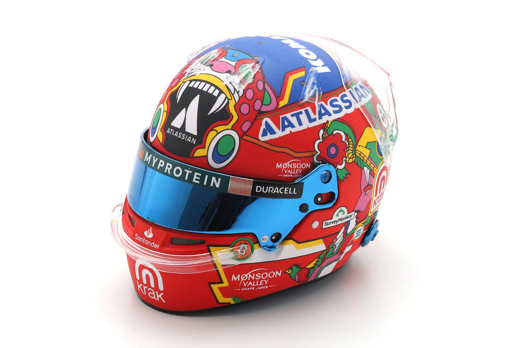 Pre-Order - Williams Racing Helmet - Alexander Albon - Mexican GP 2025 1:5