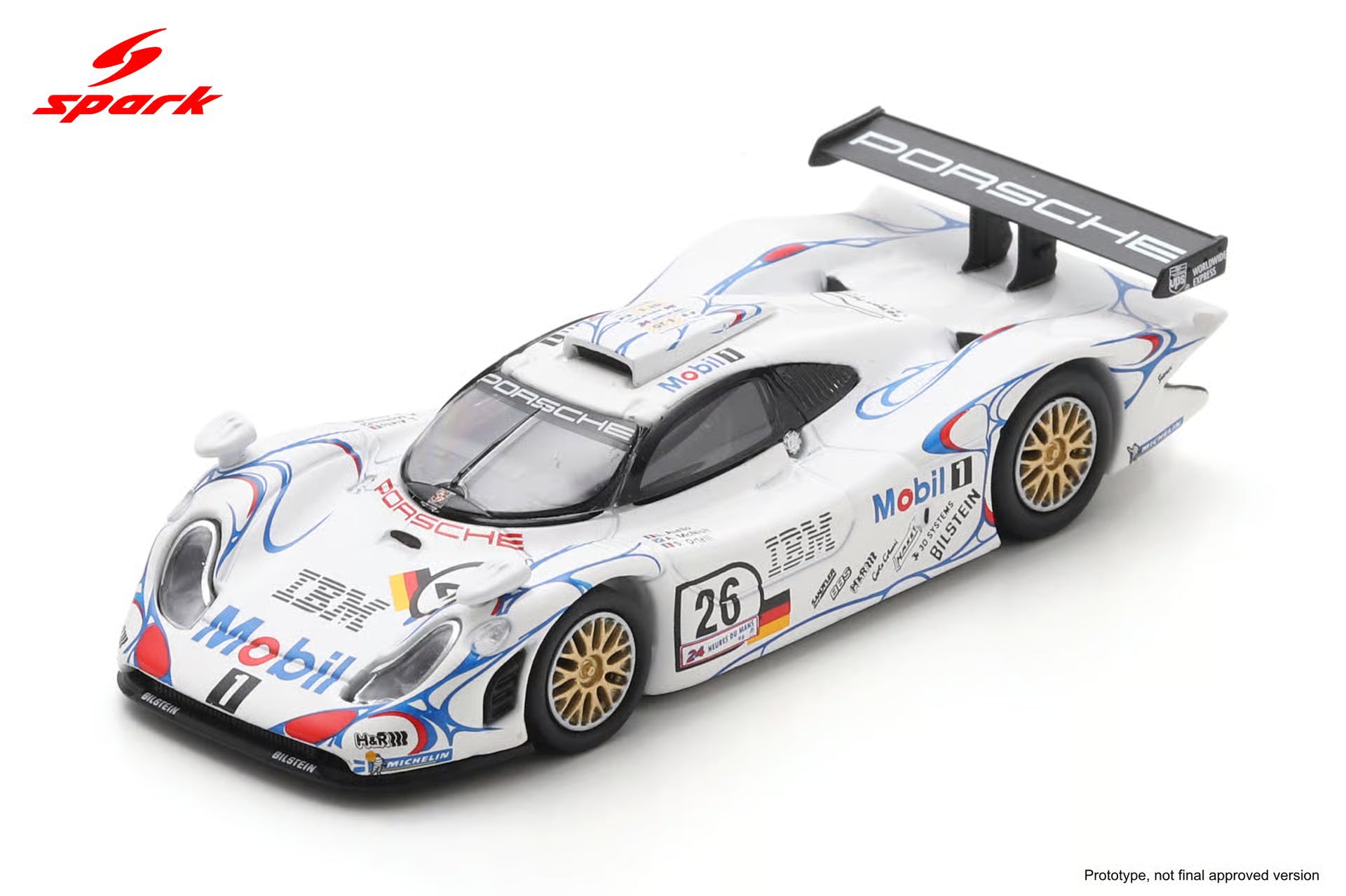 Pre-Order Porsche 911 GT1 No.26 Winner Le Mans 24H 1998 A. McNish - L. Aïello - S. Ortelli