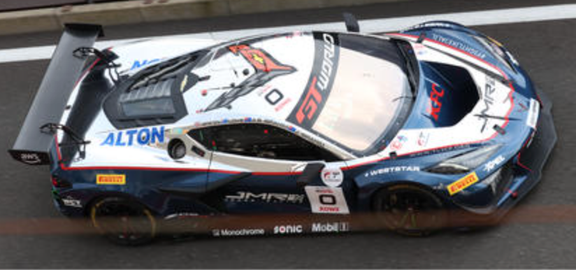 Pre-Order Chevrolet Corvette Z06 GT3 R No.0 Johor Motorsports Racing JMR 24H Spa 2026 H.H.Prince J. Ibrahim - Prince A. Ibrahim - J. Love - B. Green Limited 300