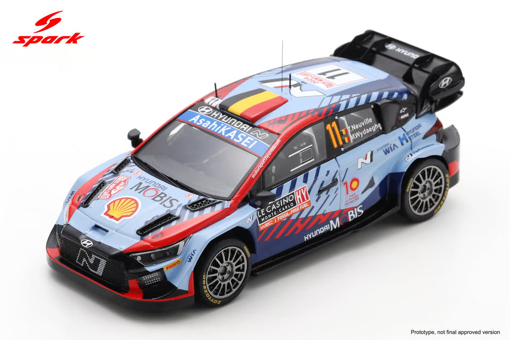Pre-Order Hyundai i20N Rally1 No.11 Winner Monte Carlo Rally 2024 T. Neuville - M. Wydaeghe