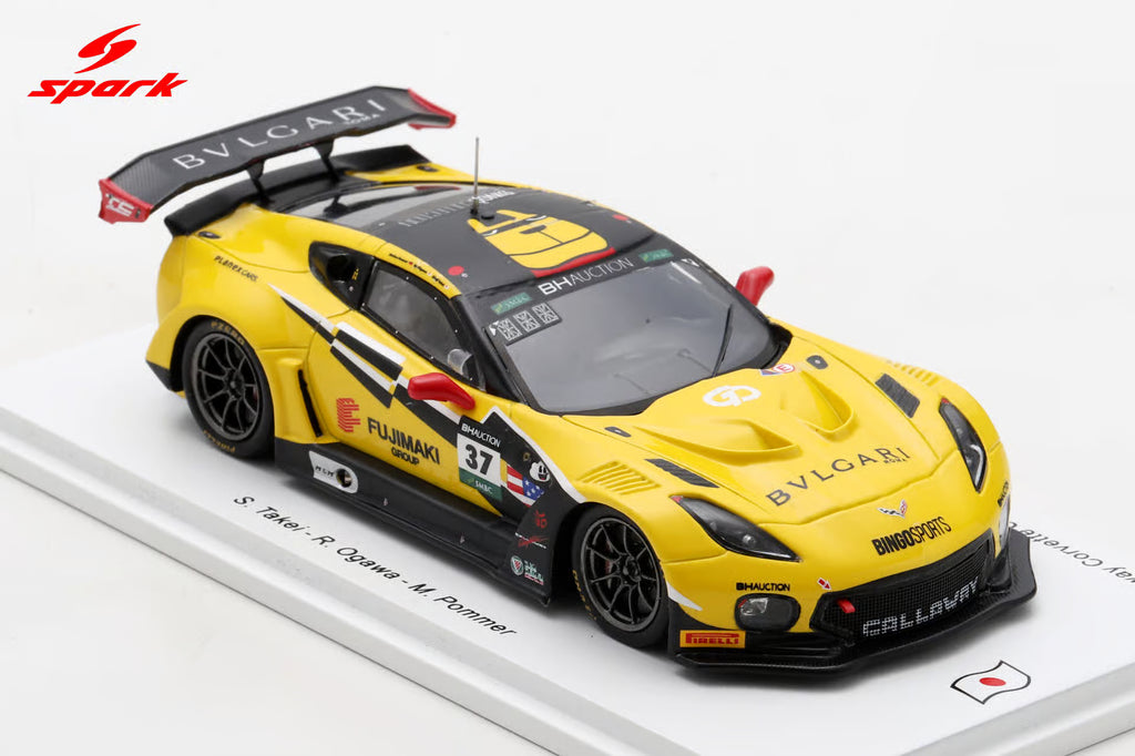 Callaway Corvette C7 GT3-R No.37 Callaway Competition with BINGORACING - Suzuka 10H 2019 - S. Takei - R. Ogawa - M. Pommer 1:43