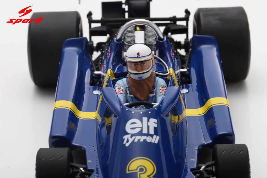 Pre-Order Tyrrell P34 No.3 Winner Sweden GP 1976 Jody Scheckter 1:18