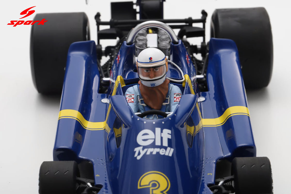 Pre-Order Tyrrell P34 No.3 Winner Sweden GP 1976 Jody Scheckter 1:18