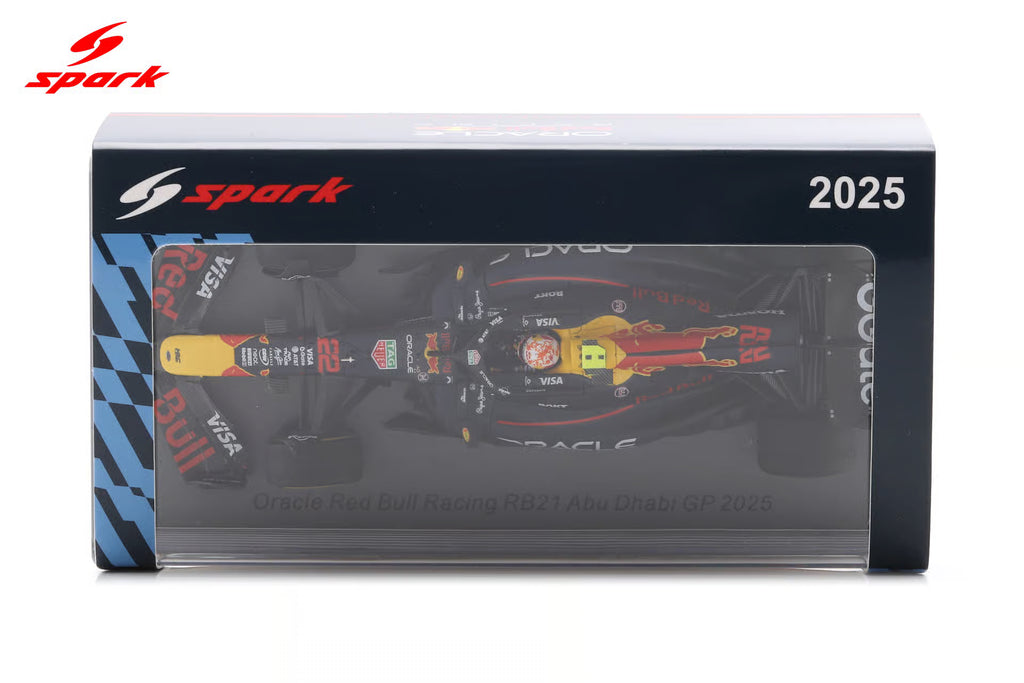 Red Bull Racing RB21 No.22 Oracle Red Bull Racing Abu Dhabi GP 2025 Yuki Tsunoda 1:43