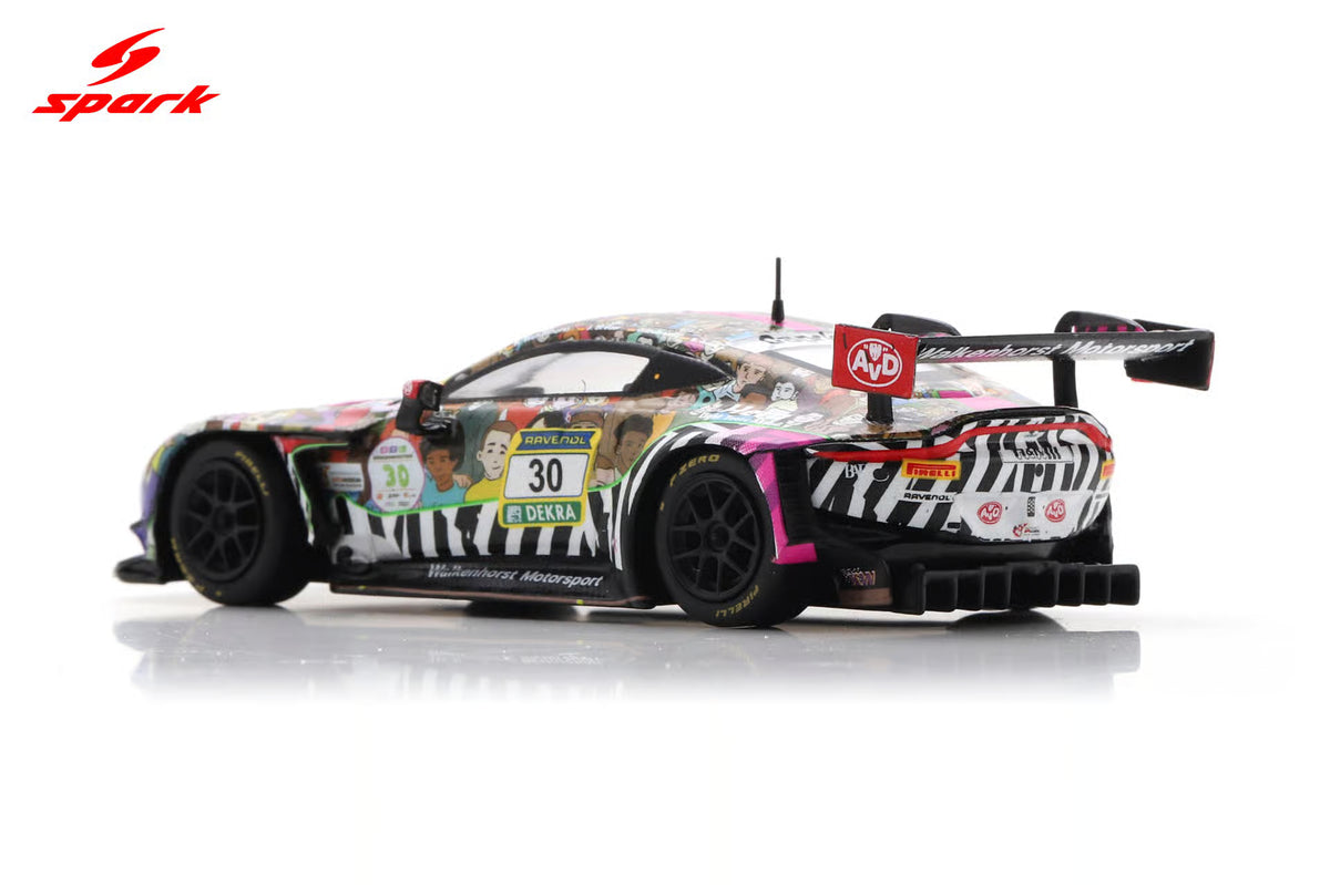 Aston Martin Vantage AMR GT3 EVO No.30 Walkenhorst Motorsport 24H Nürburgring 2025 H. Walkenhorst - J. Breuer - S. Aust - C. Bollrath 1:64