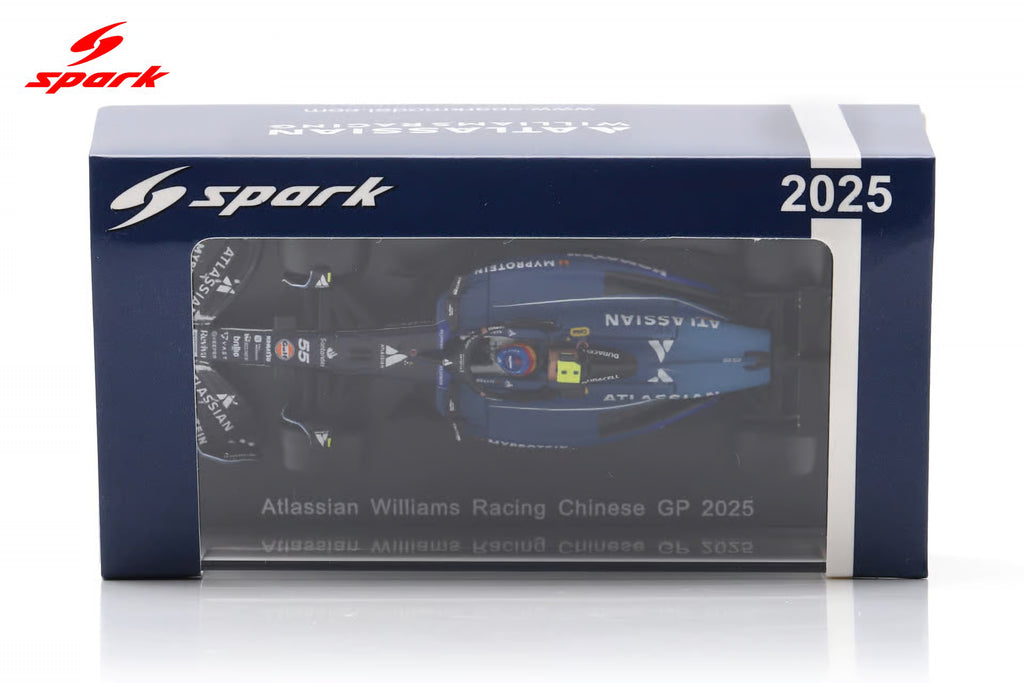 Williams FW47 No.55 Williams Racing Chinese GP 2025 Carlos Sainz 1:64