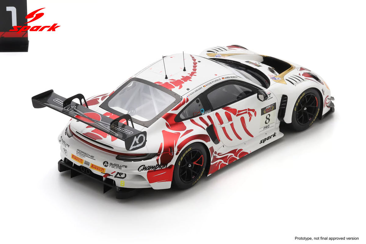 Pre-Order Porsche GT3 R No.8 AO Racing Winner Suzuka 1000km 2026 L. Heinrich - A. Picariello - J. Andlauer (With pit board) 1:64