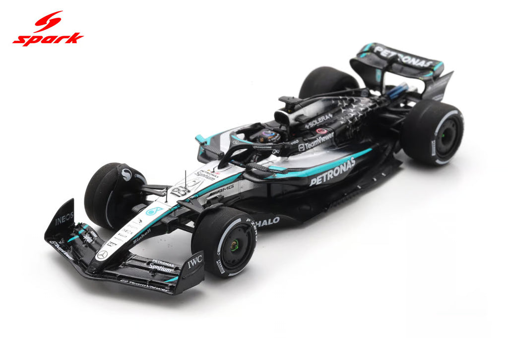 Mercedes AMG Petronas F1 Team W16e No.63 2nd Las Vegas GP 2025 George Russell 150th GP 1:43