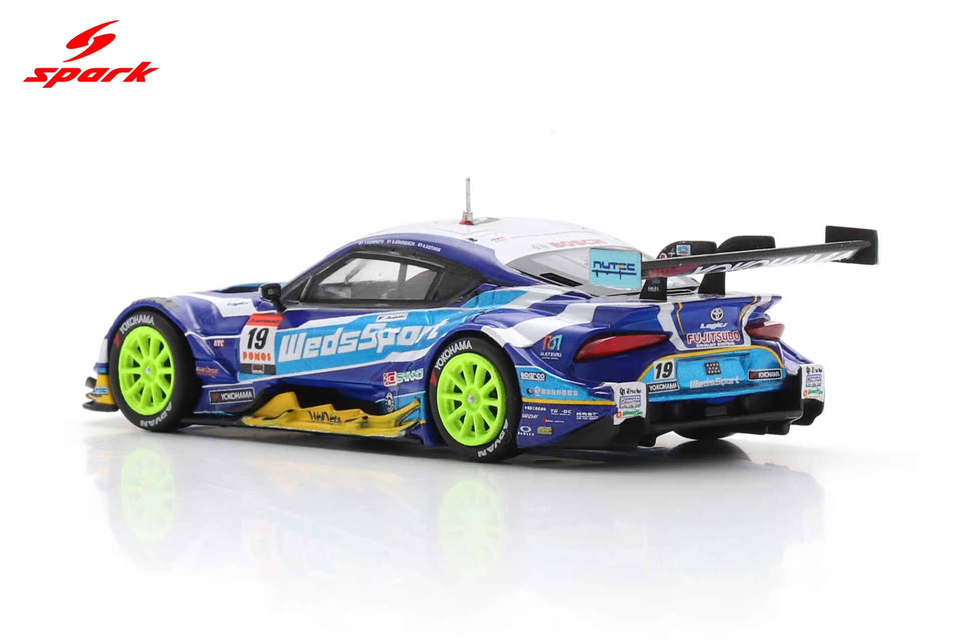 Pre-Order WedsSport ADVAN GR Supra TGR TEAM WedsSport BANDOH No.19 GT500 SUPER GT 2025 Y. Kunimoto - S. Sakaguchi