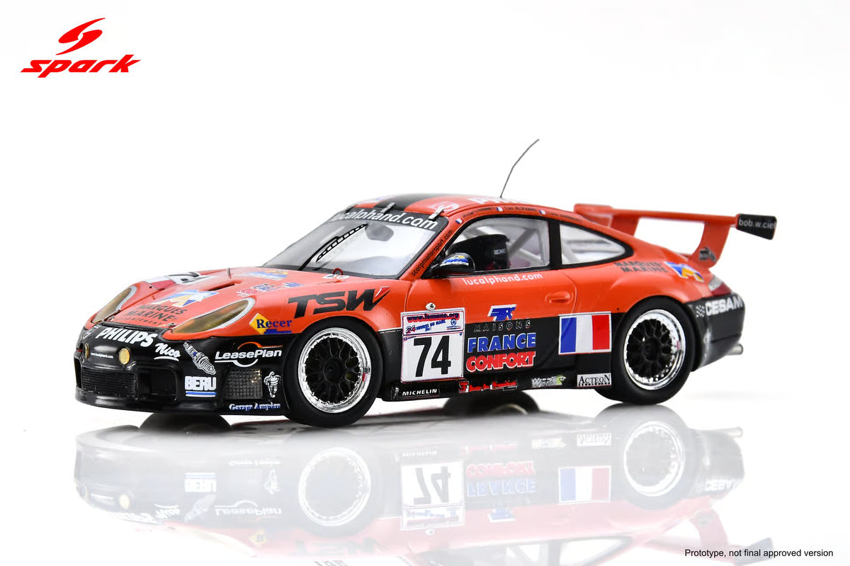 Pre-Order Porsche 996 GT3-R No.74 17th Le Mans 24H 2001 L. Alphand - M. Ligonnet - L. Marques