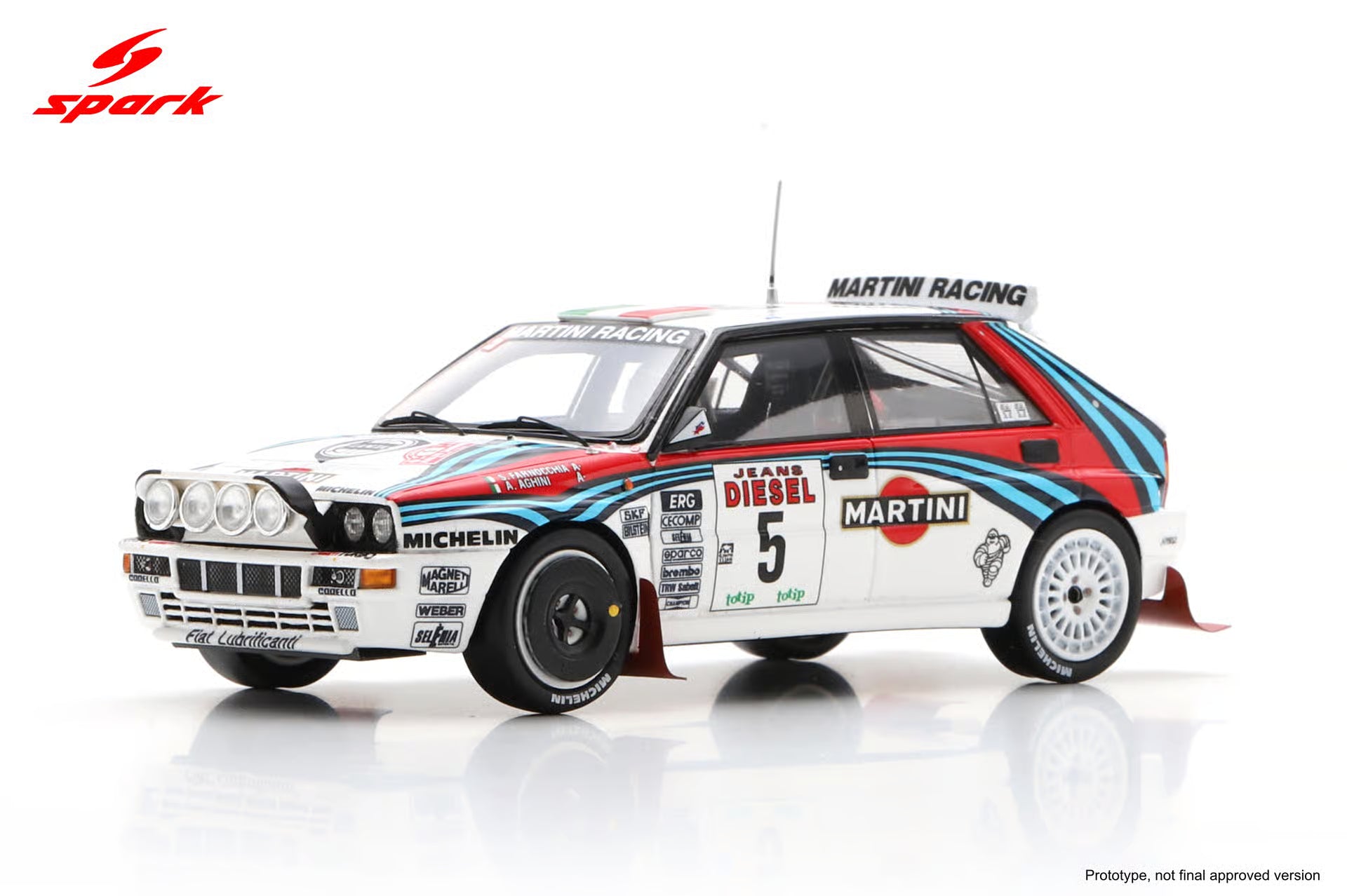 Pre-Order Lancia Delta HF Integrale EVO No.5 Winner Sanremo Rally 1992 A. Aghini - S. Farnocchia