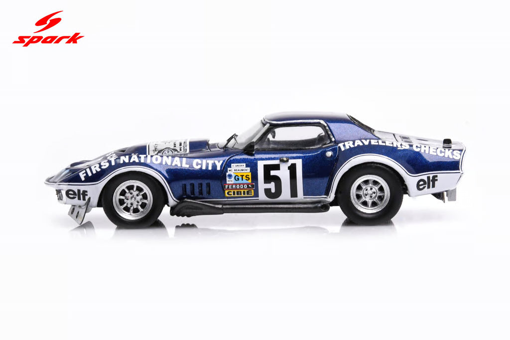 Chevrolet Corvette C3 No.51 18th 24H Le Mans 1974 H. Greder - M-C. Beaumont 1:43