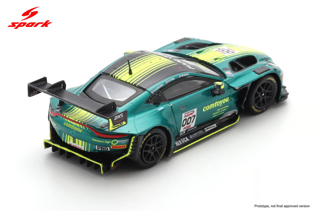 Pre-Order Aston Martin Vantage AMR GT3 EVO No.007 Comtoyou Racing Winner 24H Spa 2024 M. Drudi – N. Thiim – M. Sørensen