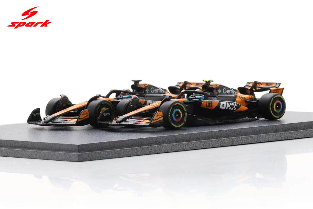McLaren MCL39 No.4 & No.81 Formula 1 Constructors' Champion 2025 Lando Norris & Oscar Piastri