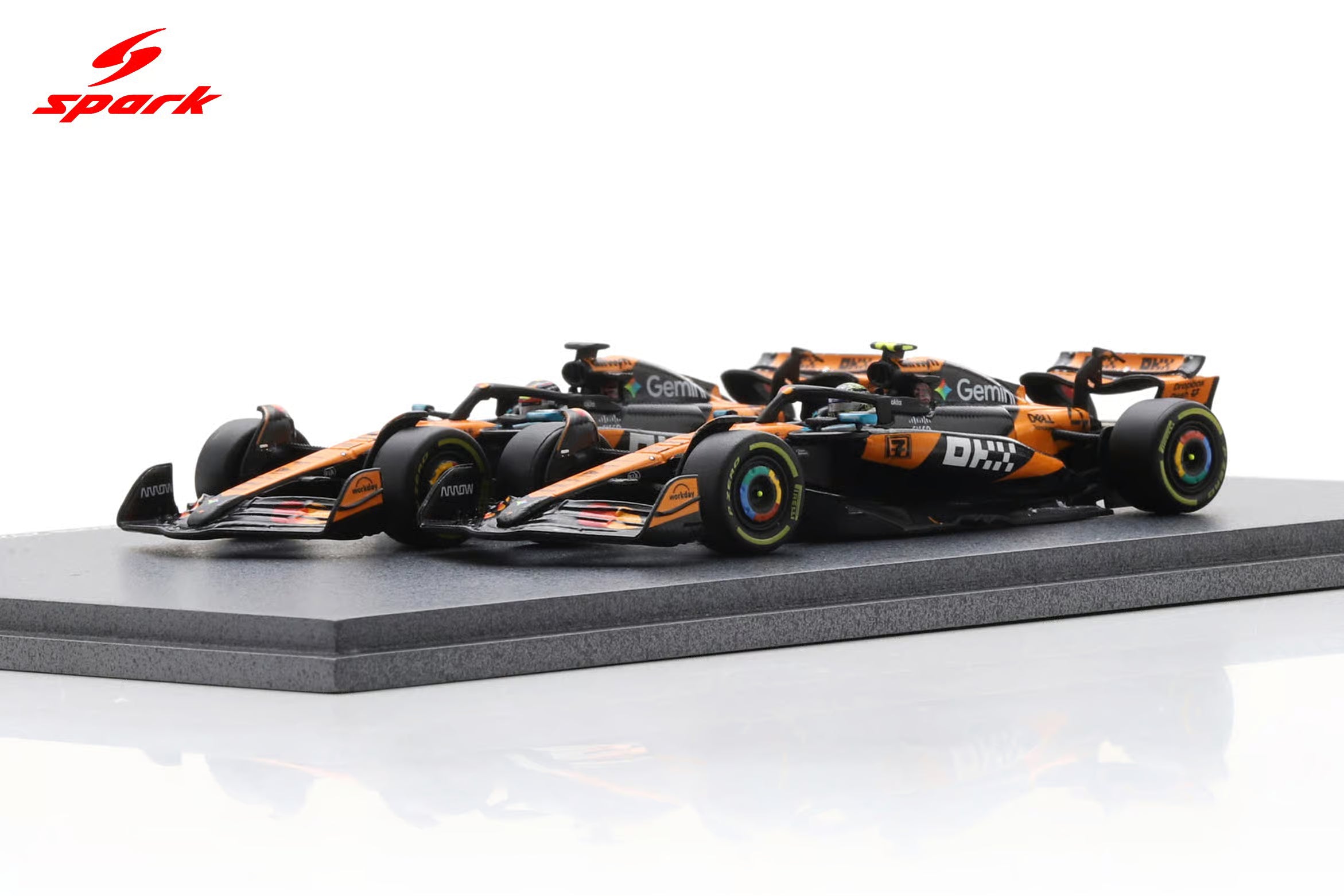 McLaren MCL39 No.4 & No.81 Formula 1 Constructors' Champion 2025 Lando Norris & Oscar Piastri