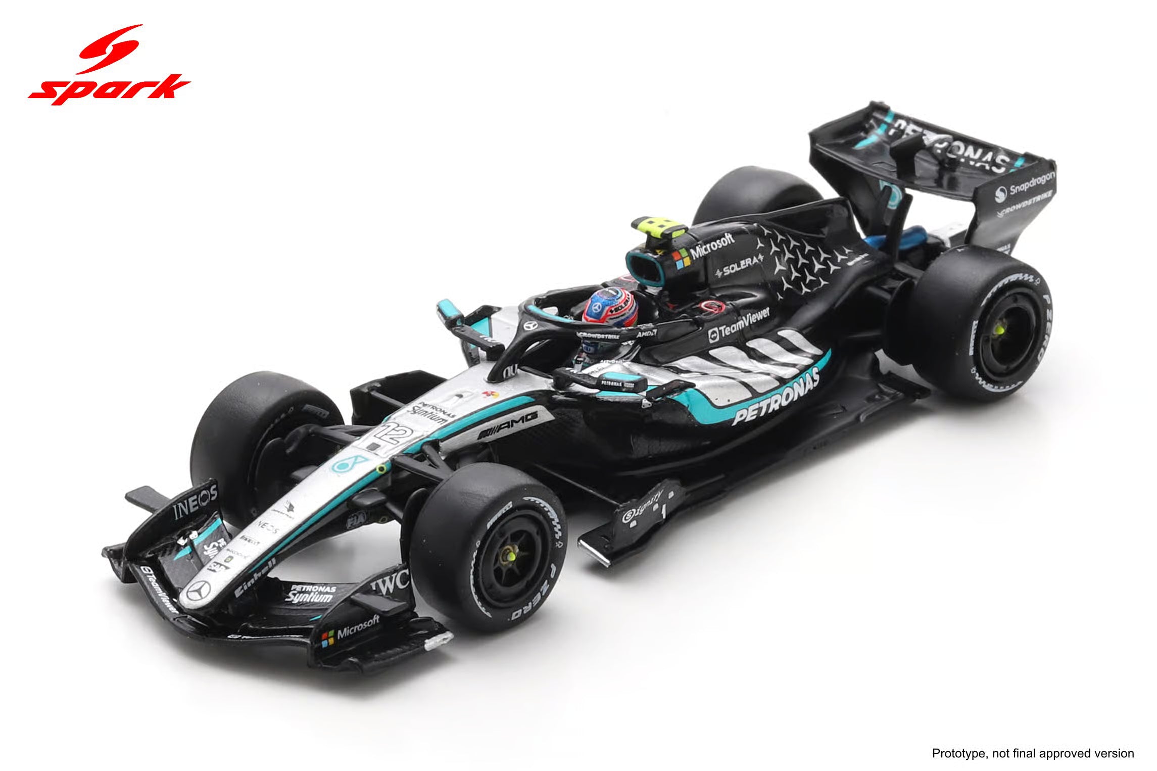 Pre-Order - Mercedes-AMG PETRONAS Formula One Team W17 No.12 Winner Chinese GP 2026 Kimi Antonelli 1:64