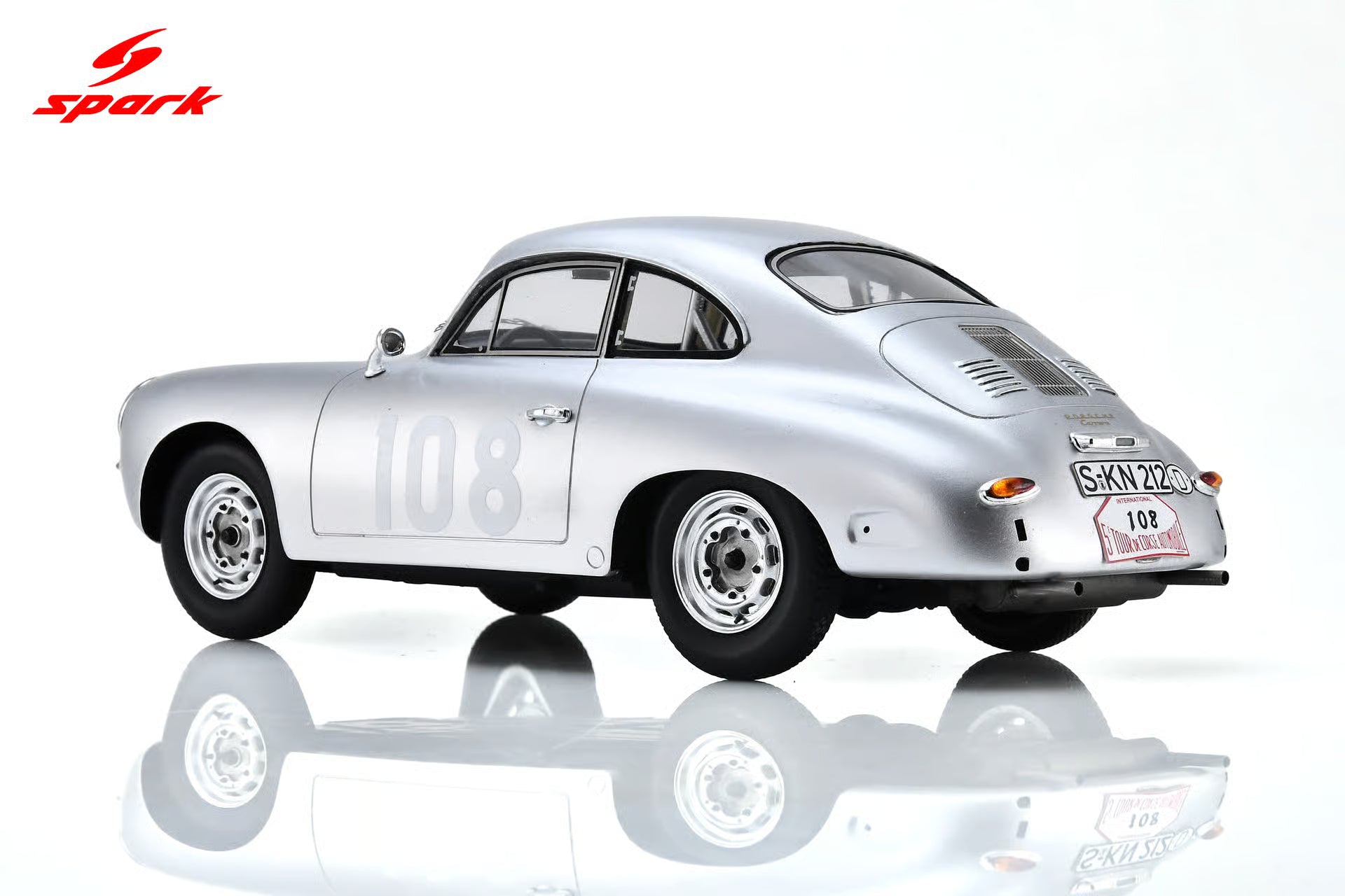 Pre-Order Porsche 356 BT5 1600GS Carrera GT No.108 Winner Tour De Corse 1960 Paul-Ernst Strähle -  Herbert Linge