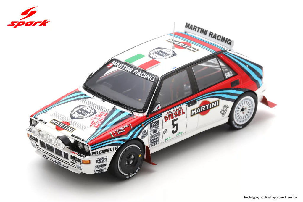 Pre-Order Lancia Delta HF Integrale EVO No.5 Winner Sanremo Rally 1992 A. Aghini - S. Farnocchia