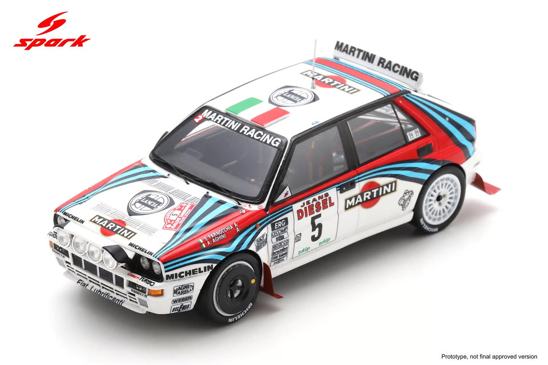 Pre-Order Lancia Delta HF Integrale EVO No.5 Winner Sanremo Rally 1992 A. Aghini - S. Farnocchia