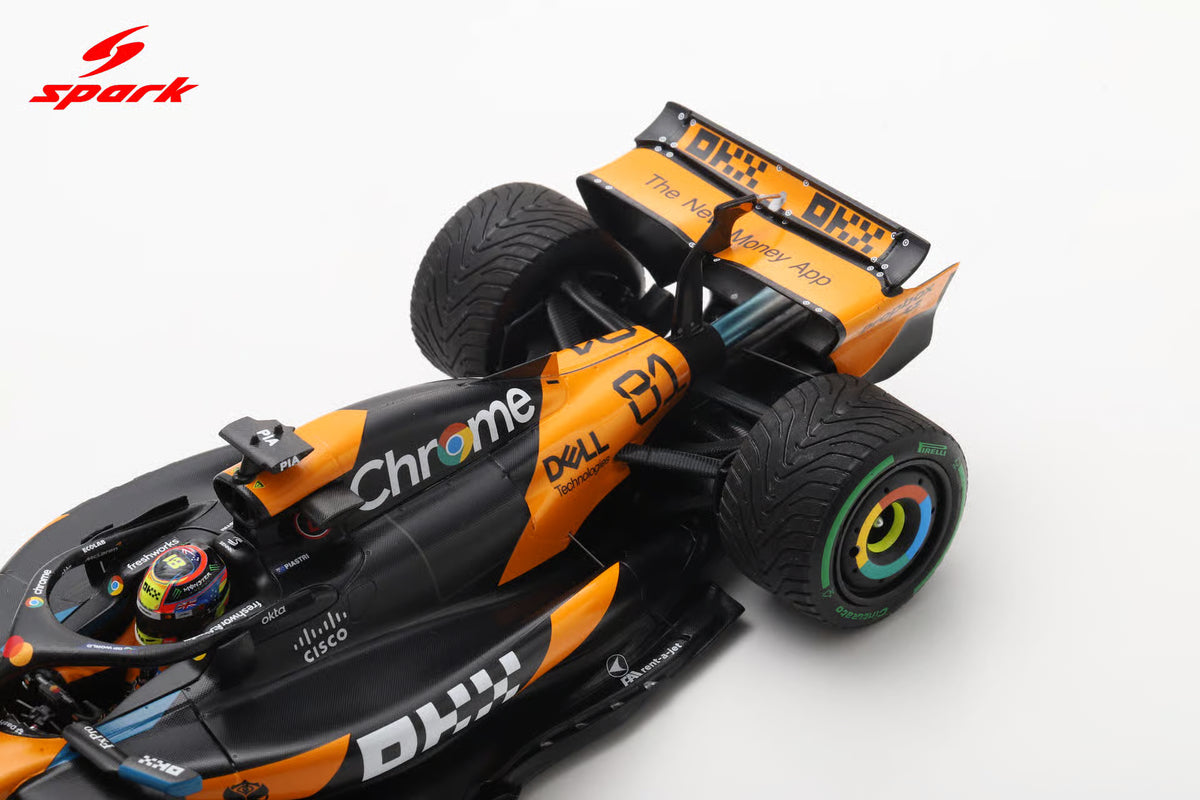 Pre-Order McLaren MCL39 No.81 McLaren Formula 1 Team Winner Belgian GP 2025 Oscar Piastri 1:18
