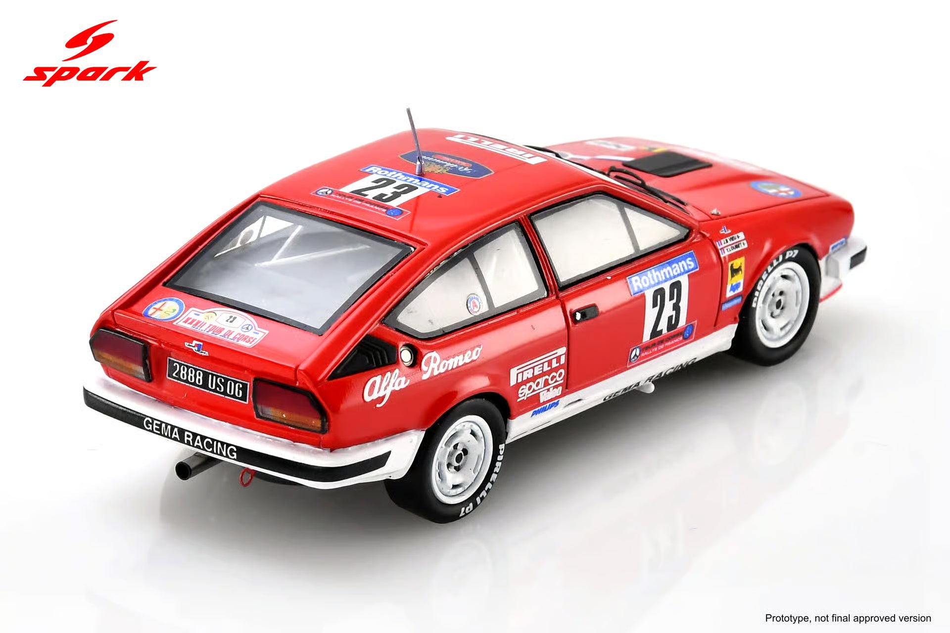 Pre-Order Alfa Romeo GTV6 No.23 5th Tour de Corse 1985 Y. Loubet - J-B. Vieu