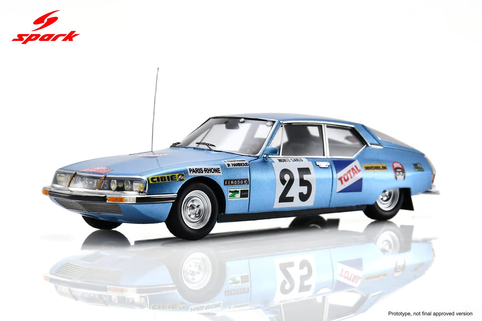 Pre-Order Citroën SM No.25 Monte Carlo Rally 1972 R. Trautmann - J-P. Hanrioud