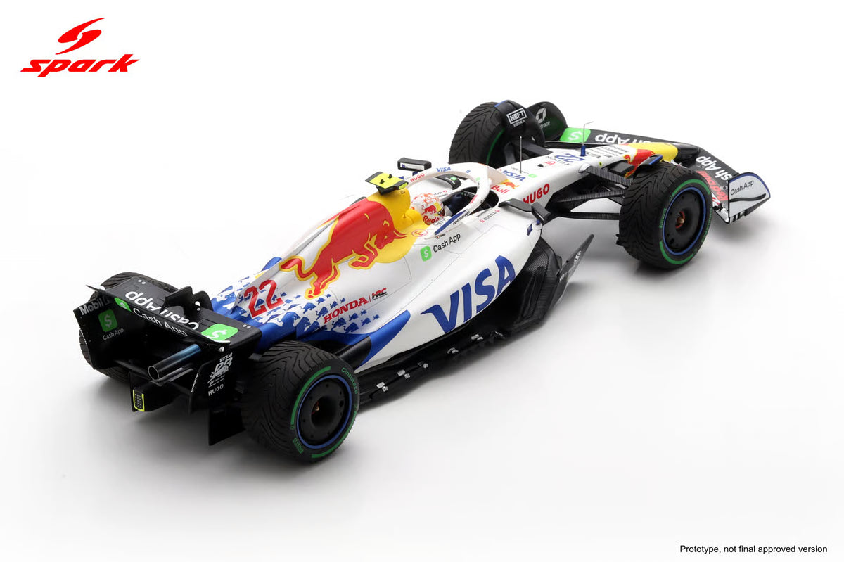 Pre-Order - Racing Bulls VCARB 02 No.22 Visa Cash App Racing Bulls Formula One Team 12th Australian GP 2025 Yuki Tsunoda 1:18