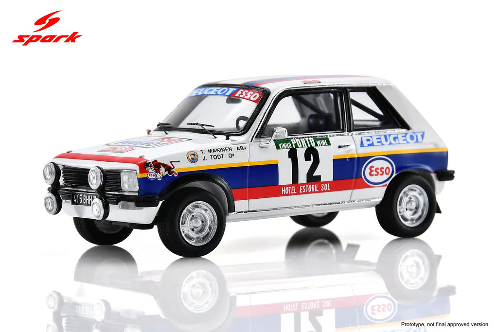 Pre-Order Peugeot 104 ZS No.12 7th Rally Portugal 1978 T. Mäkinen - J. Todt
