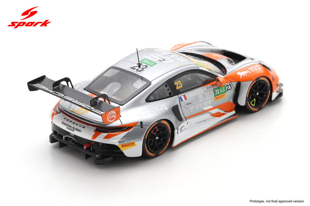 Pre-Order - Porsche 911 GT3 R (992) No.23 Phantom Global Racing Macau GT Cup - FIA GT World Cup 2025 Dorian BOCCOLACCI