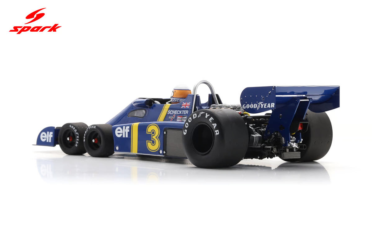 Pre-Order Tyrrell P34 No.3 Winner Sweden GP 1976 Jody Scheckter 1:18