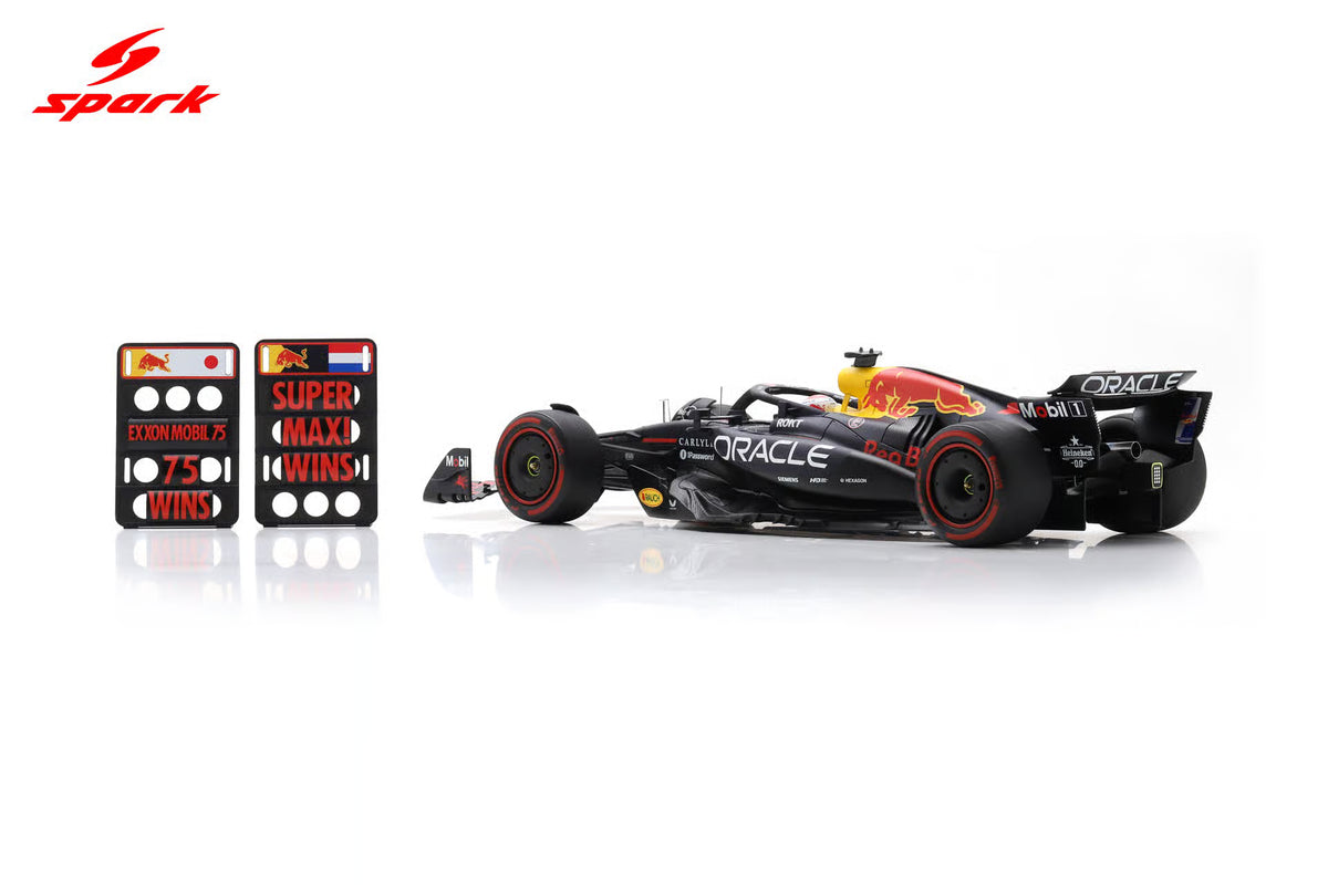 Pre-Order Red Bull Racing RB21 No.1 Oracle Red Bull Racing Winner US GP 2025 Max Verstappen 1:18