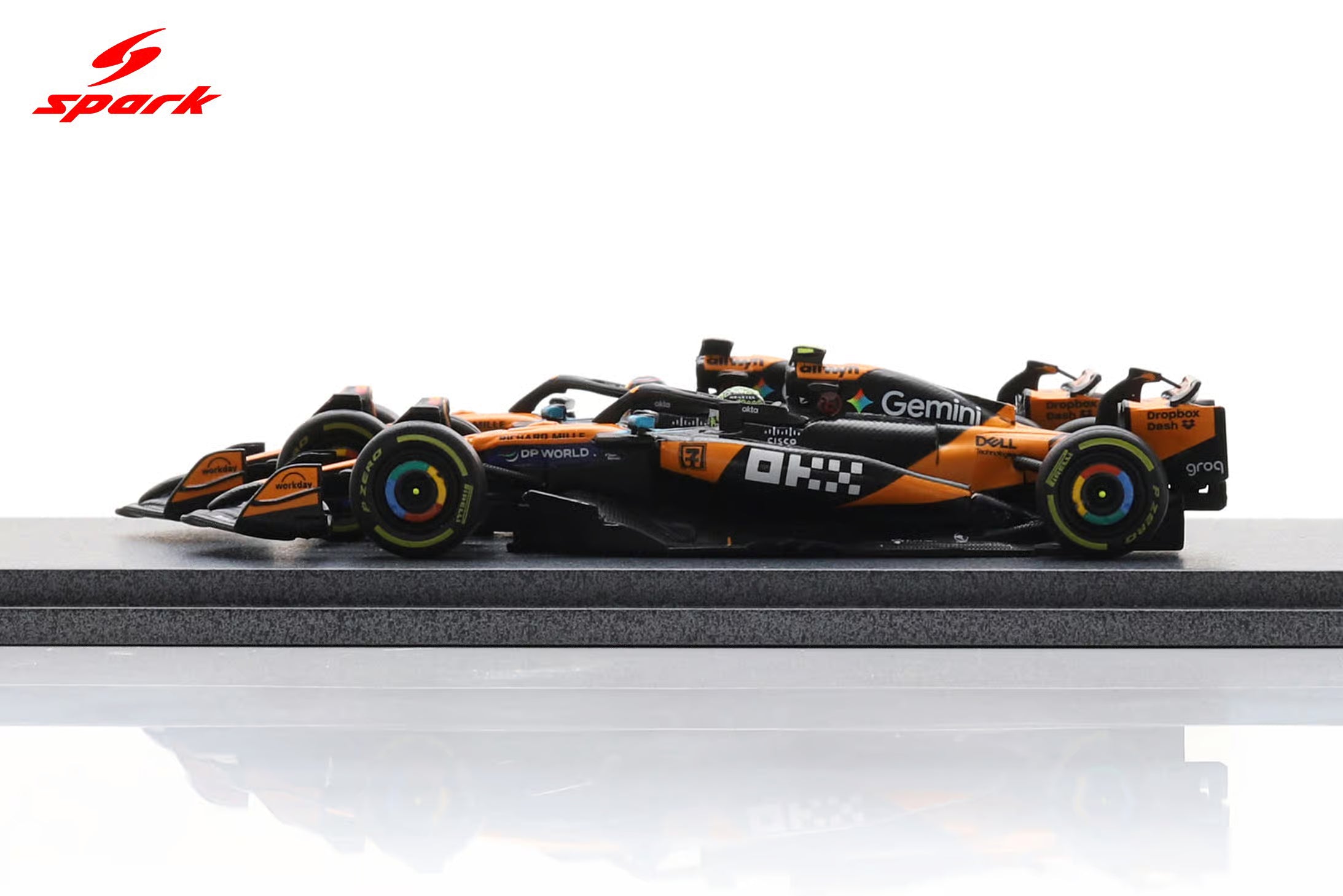 McLaren MCL39 No.4 & No.81 Formula 1 Constructors' Champion 2025 Lando Norris & Oscar Piastri